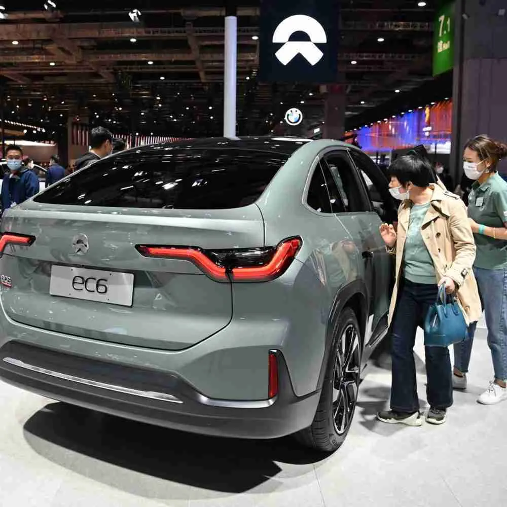 CHINA-AUTO-SHOW الصورة: هيكتور ريتامال، وكالة الصحافة الفرنسية، بواسطة غيتي إيماجيز.