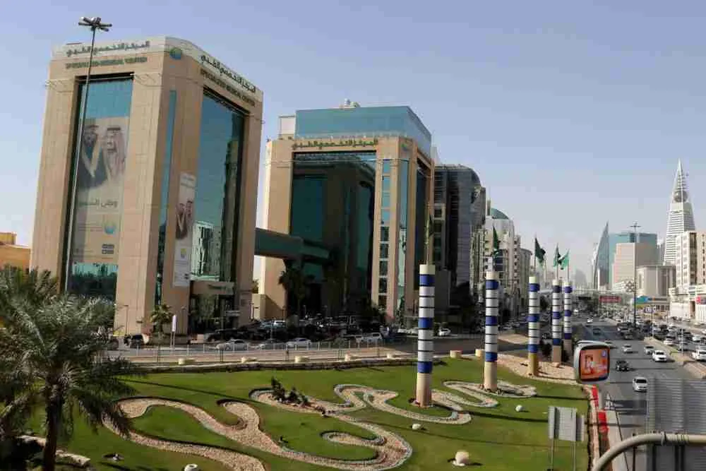 مباني في العاصمة السعودية الرياض في 16 فبراير 2021. الصورة: أحمد يسري، لرويترز.