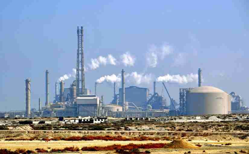 مدينة الجبيل الصناعية في المملكة العربية السعودية. الصورة: جوزيبي كاكاس، وكالة الصحافة الفرنسية، غيتي إيماجز